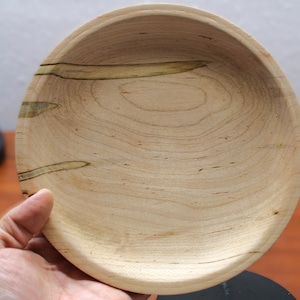 Spalted Maple Decorative Bowl – Hand-Turned Maple Display