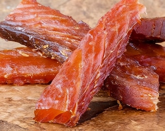 Cecina de salmón salvaje: premios hipoalergénicos para perros (345 g)