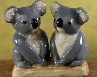 Koala wedding cake topper, Australian pottery by Anita Reay AnitaReayArt ceramic koala bear figurine Australian wedding cake topper