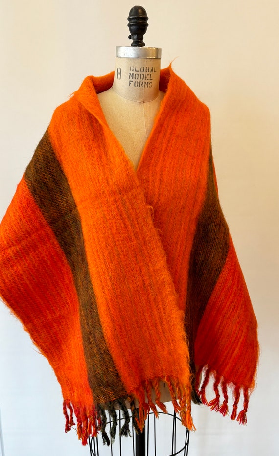 Vintage 1960s 1970s Woven Mohair Scarf by Eeva Re… - image 5