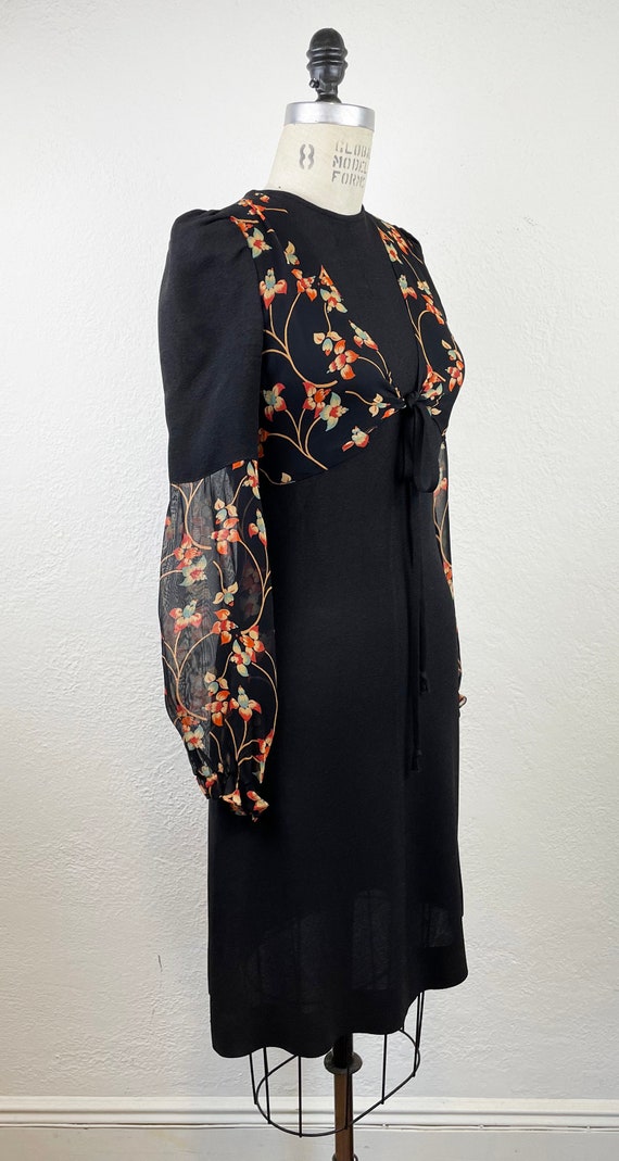 Vintage Late 1960s Designer Dress Radley London/6… - image 4