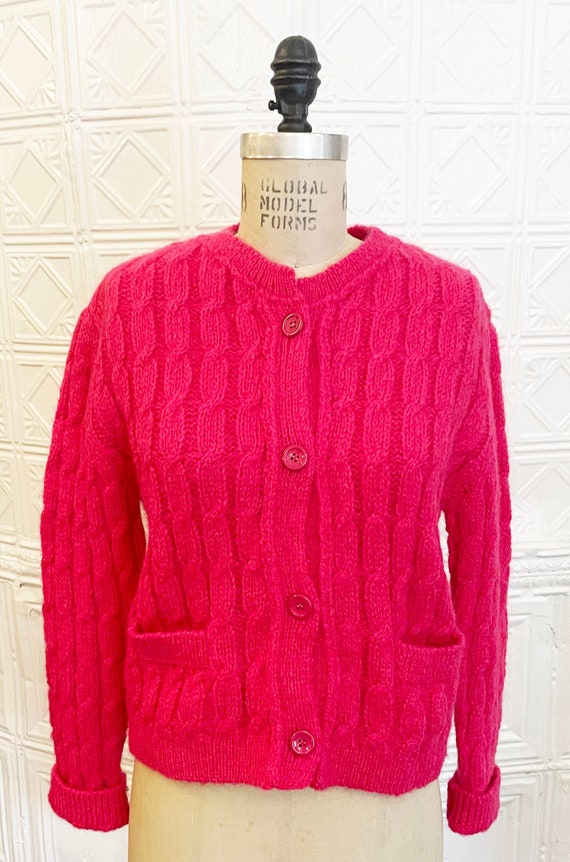 Vintage Sonia Rykiel Cream Knit Letterman Cardigan Sweater – Recess