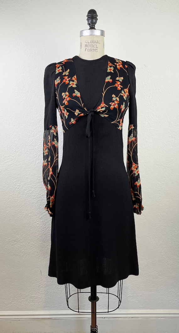 Vintage Late 1960s Designer Dress Radley London/6… - image 3