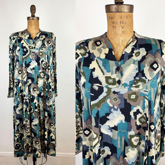 missoni orange label dress Missoni Orange Label Vintage Paisley Dress Large w/ Pockets