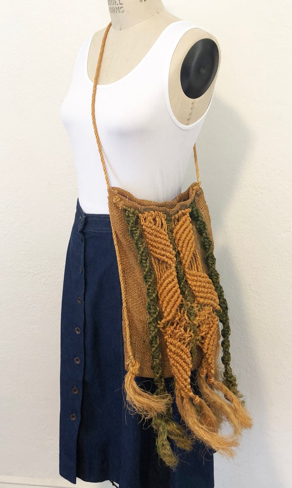 Vintage 70s Maximum Hippie Macrame Festival Should