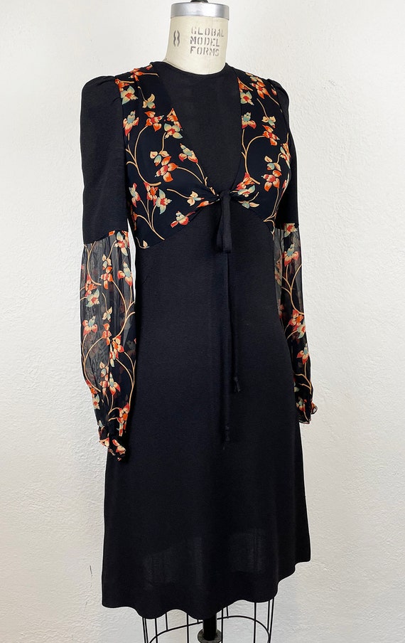 Vintage Late 1960s Designer Dress Radley London/6… - image 2
