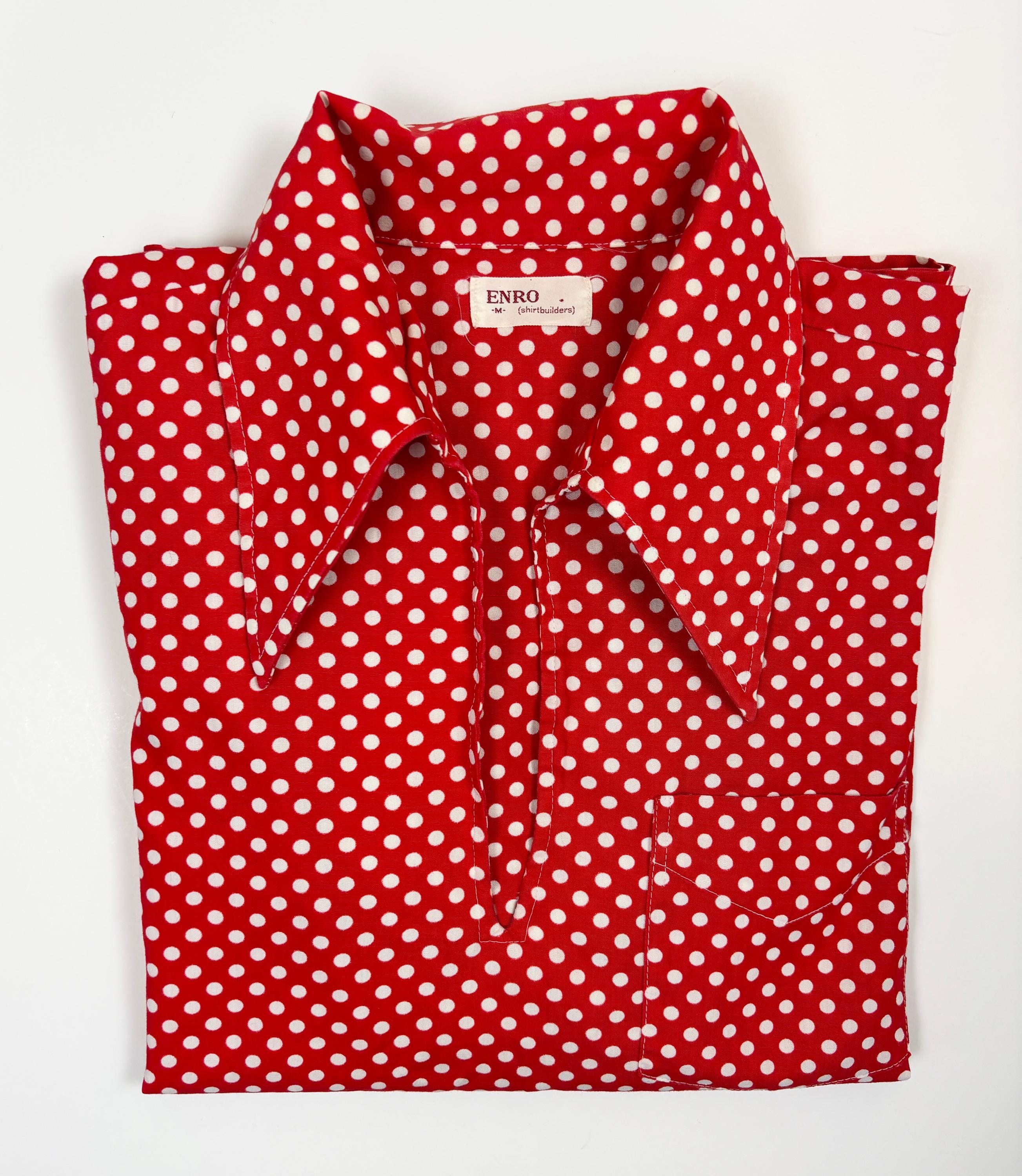 60s Dot Shirt - Etsy