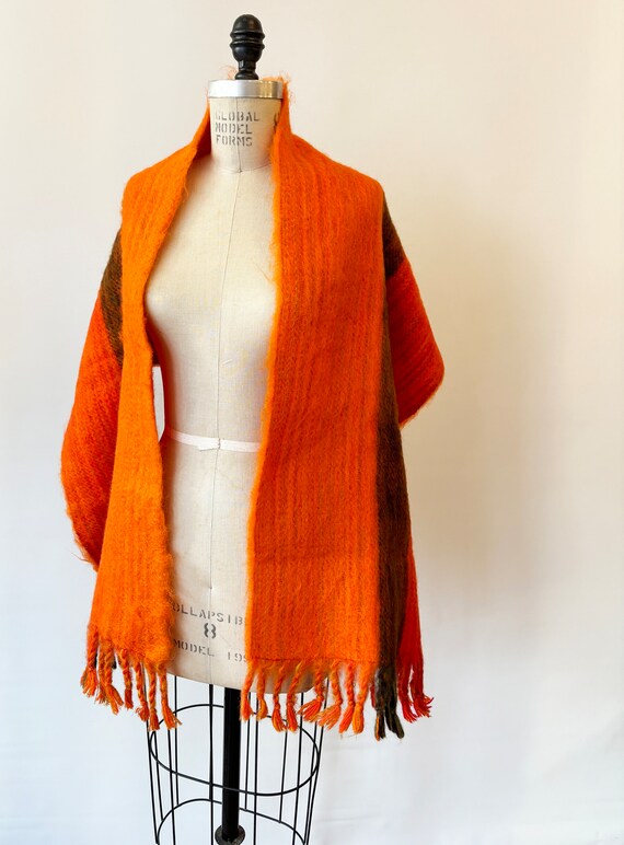 Vintage 1960s 1970s Woven Mohair Scarf by Eeva Re… - image 4