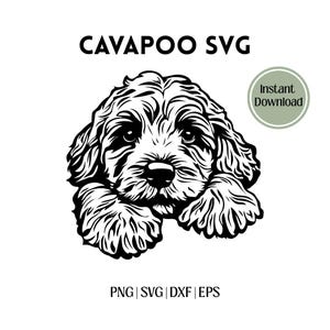 Cavapoo SVG Bundle – Dog Lover Cut Files (Digital Download)
