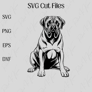 Bullmastiff | SVG Cut Files for Cricut, Silhouette & More