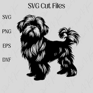 Shih Tzu Dog Digital Cut File Set - SVG & More - Instant Download