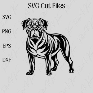 Bullmastiff | SVG-Schnittdateien für Cricut, Silhouette & mehr