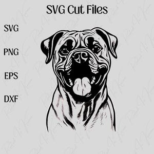 Bullmastiff | SVG-Schnittdateien für Cricut, Silhouette & mehr