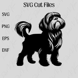 Joli Shih Tzu SVG Bundle - fichiers de coupe pour les amoureux des chiens - téléchargement immédiat