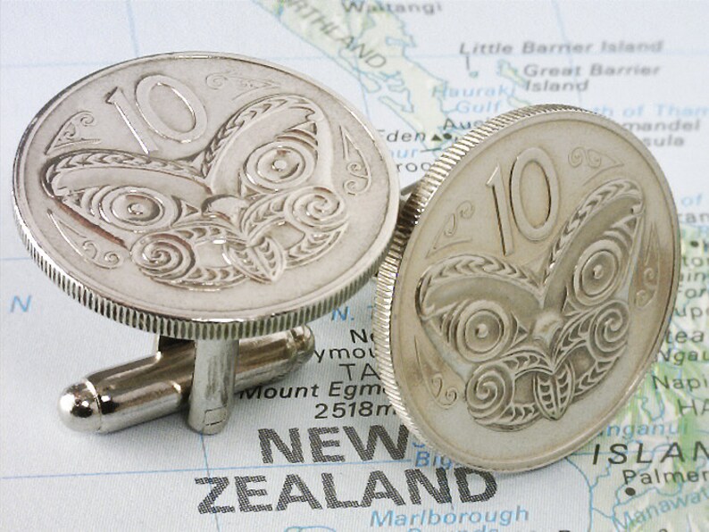 NEW ZEALAND maori Koruru Mask 10 Cents Genuine Coin Etsy