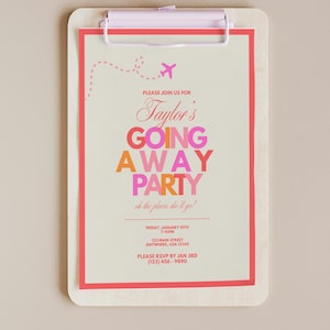 Going Away Party Invitation Template