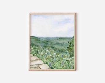 Blue Ridge Mountains Painting Set, Buena Vista Virginia Bridge, Spring Virginia Landscape, Southern Virginia University, Blue Ridge Parkway