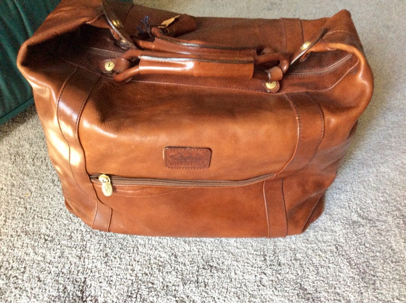 Vintage Leather Valentina Bag Weekender Carry On Luggage Made - Valentina Leather Duffle Bag Vintage Leather Valentina Bag Weekender Carry On Luggage Made - Valentina Leather Duffle Bag