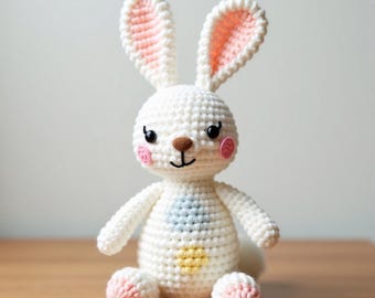Crochet Bunny Pattern – Amigurumi Animal Toy (PDF Pattern)