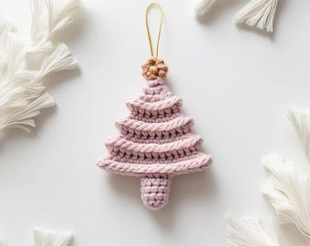 Patron au crochet - décoration de sapin de Noël et guirlande (PDF ANGLAIS)
