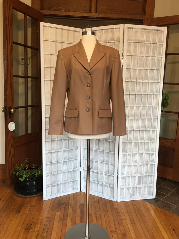1980s Pendleton Camel Wool Blazer