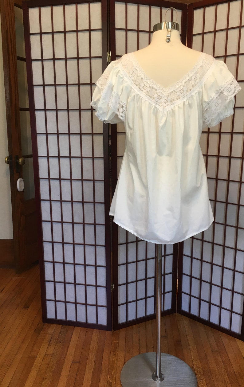 1970s Mexican Ruffle Blouse