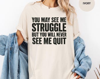 Comfort Colors Motivational T-Shirt – Gym Fitness Unisex Tee