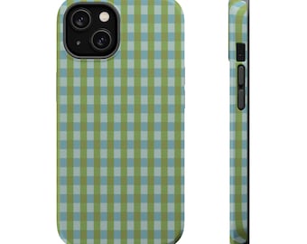MagSafe対応ギンガムチェック柄スマホケース、最高のMagSafeケース