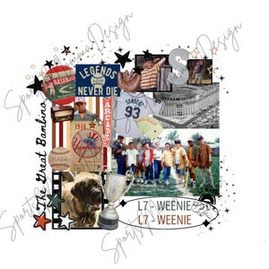 SANDLOT - Paquete de archivos PNG/SVG (descarga instantánea)