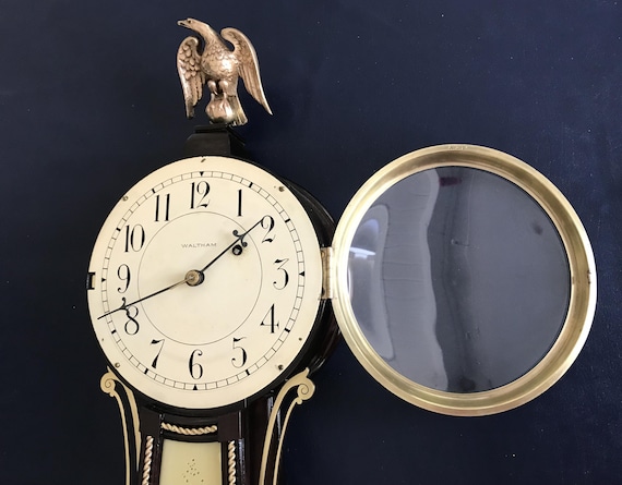 Waltham Banjo Clock Model 1543, Circa 1929, Restored - Etsy