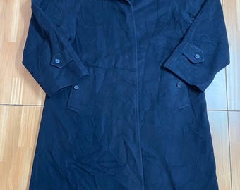 BURBERRYS Long Coat Pure Cashmere Jacket Made In England