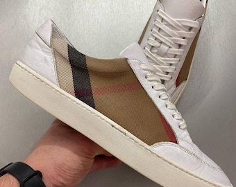 Burberry House Check low-top sneakers