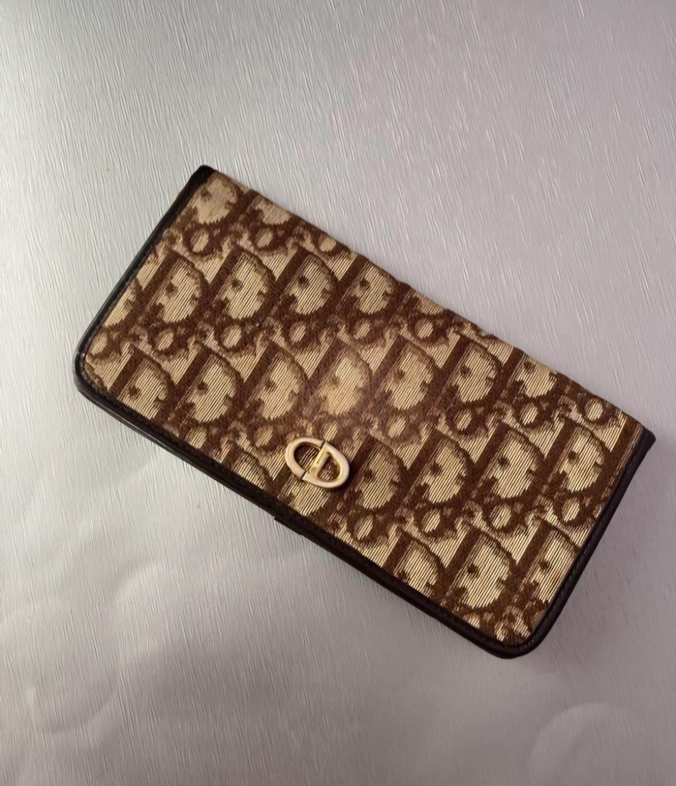 Vintage Christian Dior Trotter Wallet - Etsy display picture 1