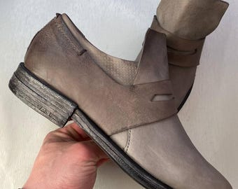 A.S.98 レディース アンティークレザー ローブーツ。サイズ：US 9.5