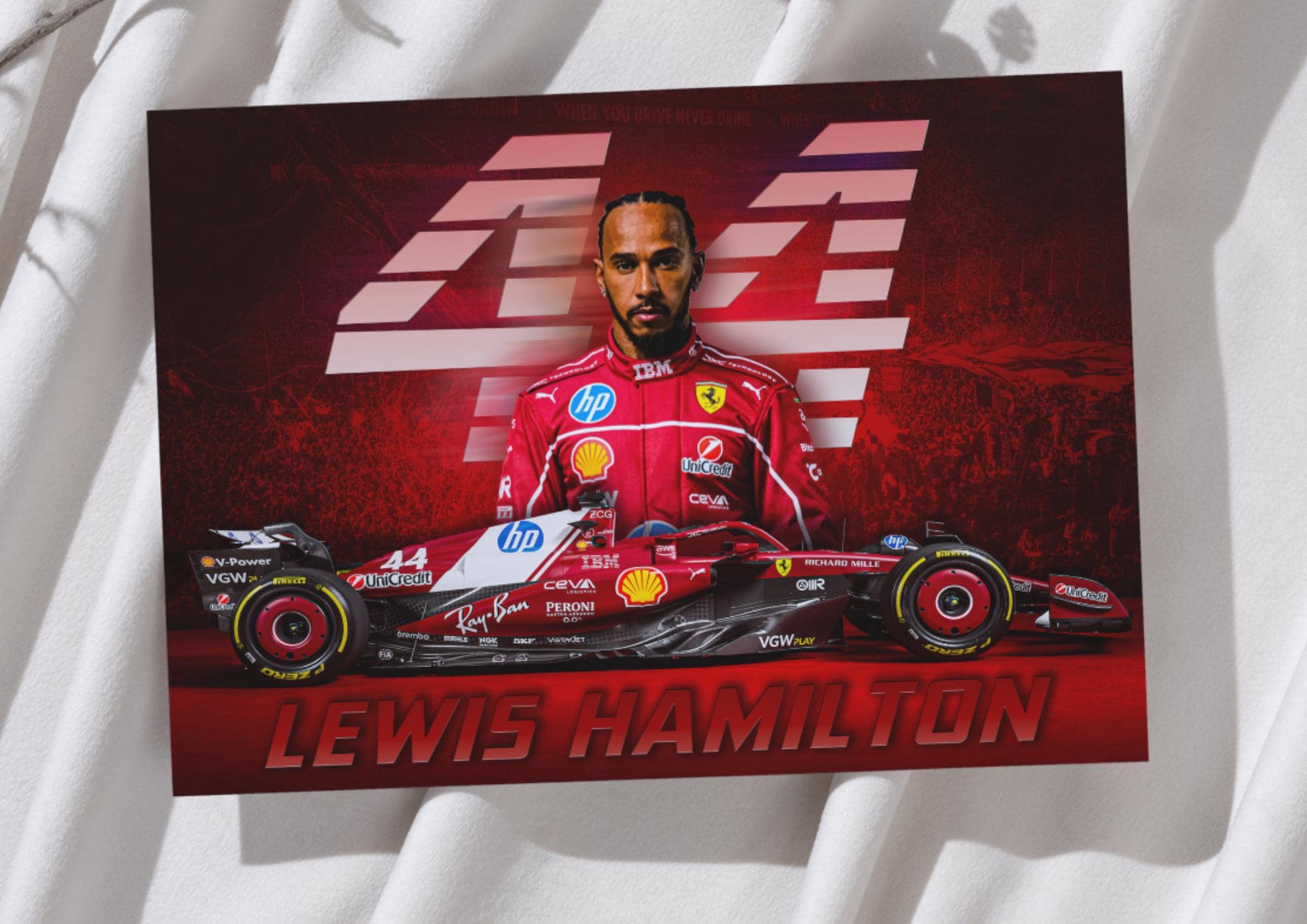 ルイス・ハミルトンのポスター | F1ポスター - Etsy 日本