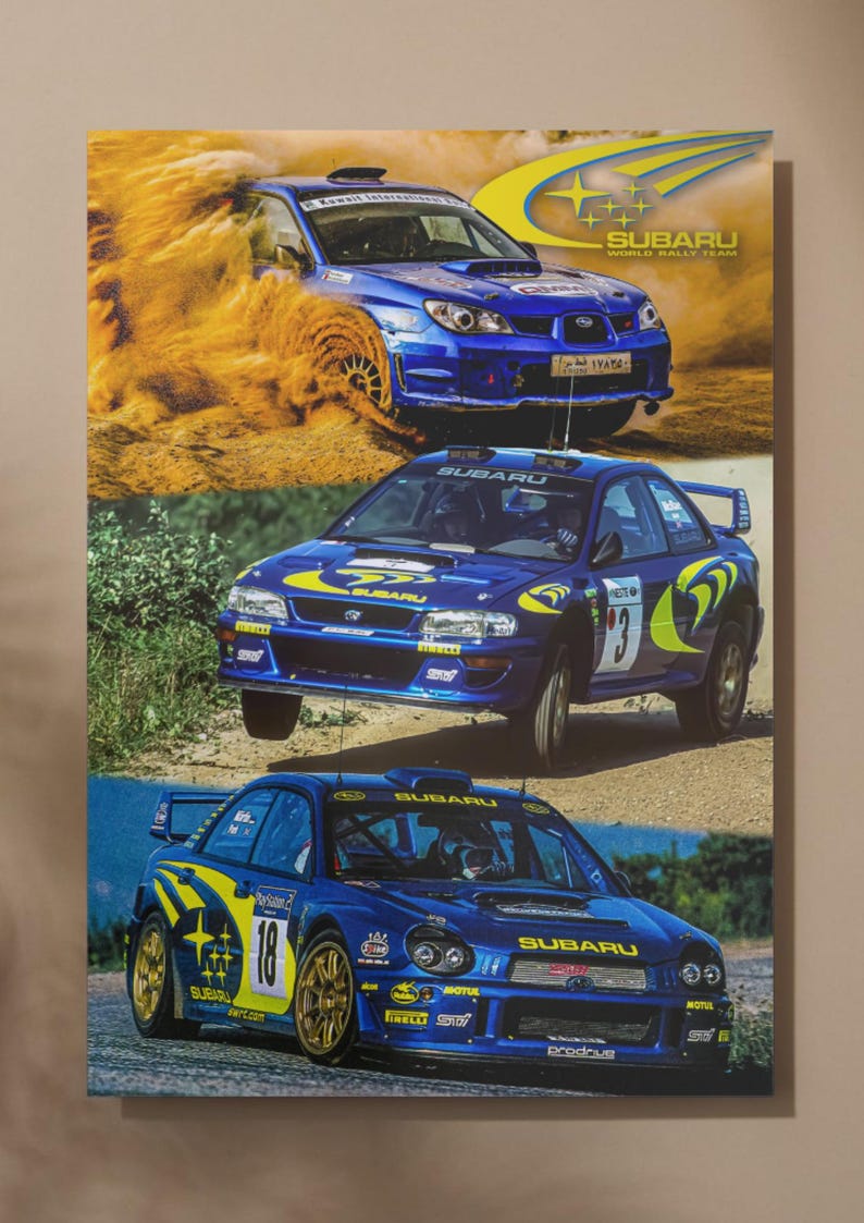 Subaru WRX Rally Poster | JDM Poster - Etsy