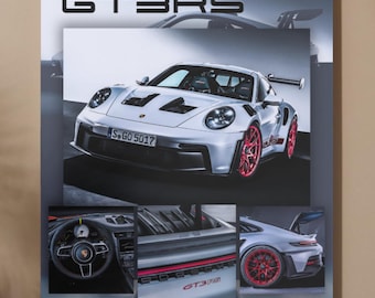 Porsche GT3RS Poster | Car Poster