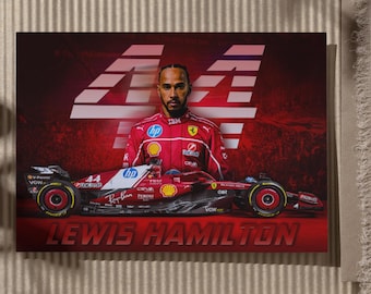 Lewis Hamilton Digital Print | F1 Poster
