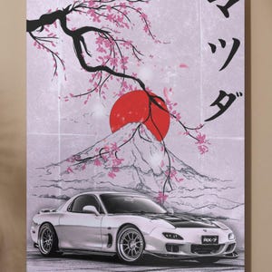 Mazda RX7 Digital Print | JDM Poster