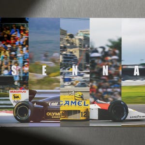 Ayrton Senna Digital Print | F1 Poster