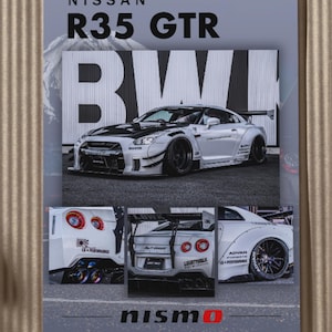 Nissan R35 GTR Digital Print | JDM Poster