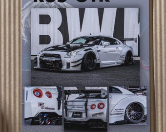 Nissan R35 GTR Digital Print | JDM Poster