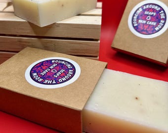 Violets & Juniper handmade Bar Soap with Exfoliating Juniper Berries