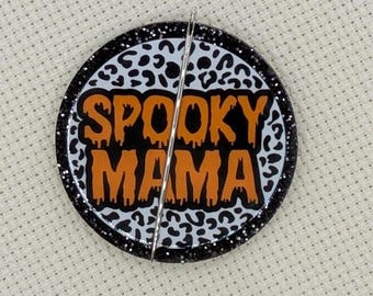 Spooky Mama Halloween Glitter Magnetic Needle Minders