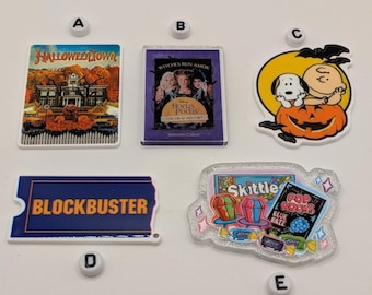Halloween Retro Spooky Movie Night Magnetic Needle Minder - You Choose