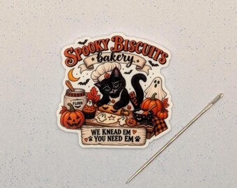 Spooky Biscuits Cat Needle Minder