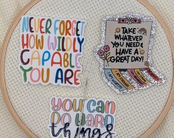 Positive Affirmation Magnetic Needle Minder - You Choose