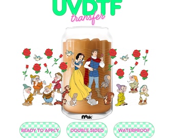 UV 194 | UVDTF Cup Wrap 16oz | Ready to apply | High Quality | Double Sided | Easy application | Printed In House | DIY Tumbler Transfer