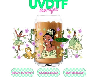 UV 193 | UVDTF Cup Wrap 16oz | Ready to apply | High Quality | Double Sided | Easy application | Printed In House | DIY Tumbler Transfer