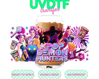 UV 373 | UVDTF Cup wrap | Ready to apply | High Quality | Double Sided | Easy application | Cup Transfer | Waterproof